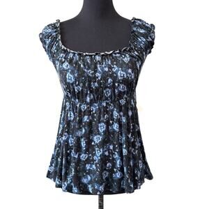 NEW Melrose And Market NORDSTROM Women’s Floral Off The Shoulder Top Size S